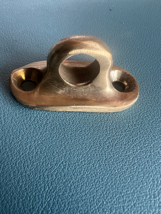 Bronze Boom Crotch Sheet Eye, Pad Eye