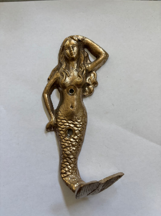 Bronze Decorative Mermaid Hook
