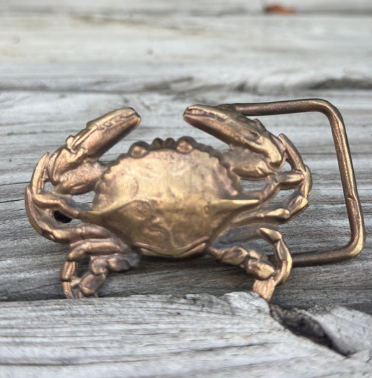 Bronze Crab Belt Buckle