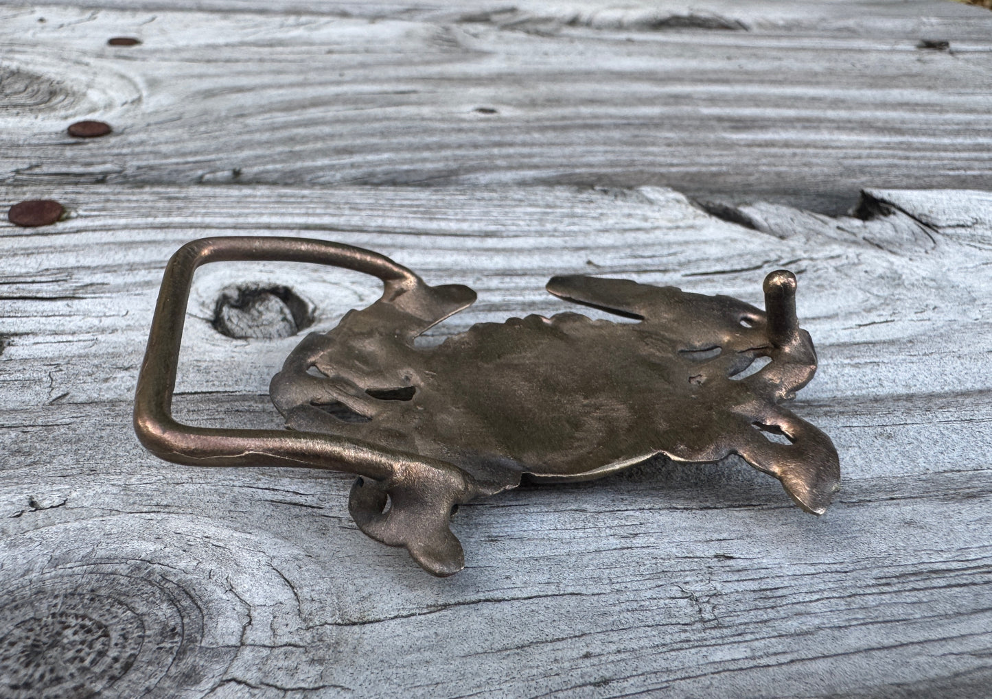 Bronze Crab Belt Buckle