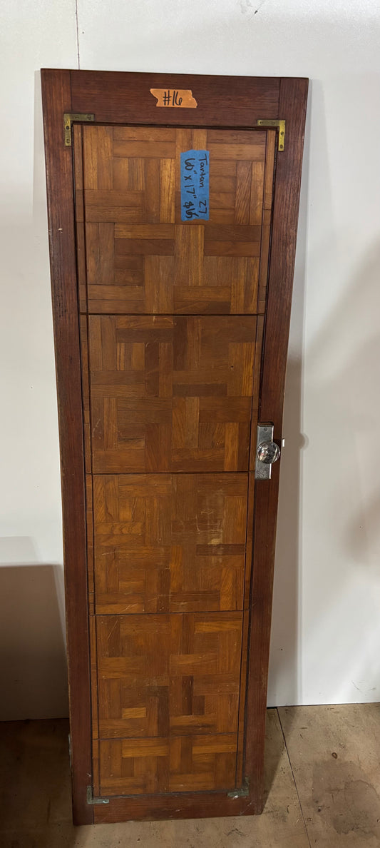 Tartan 27 Interior Door - 60" x 17" x 3/8" -- #16
