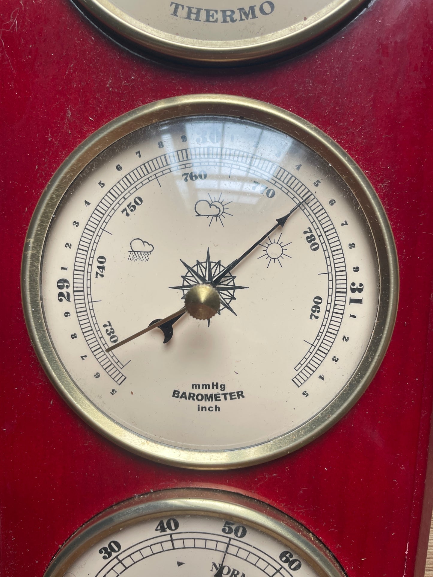 Thermostat, Barometer, Hygrometer Weather Station