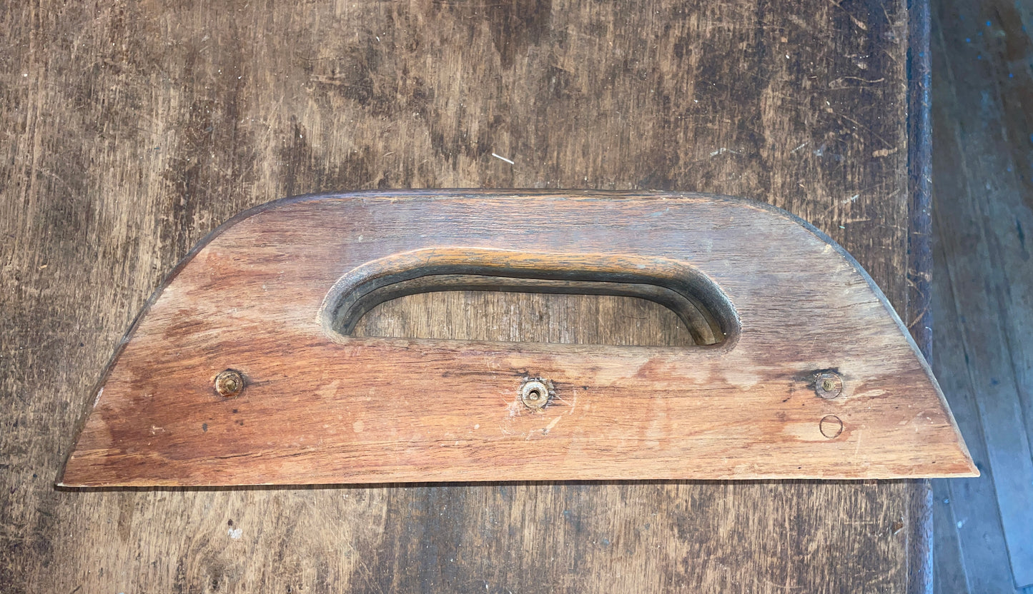 Pair 15 1/4” Teak Handrails Removed From Ericsson 29