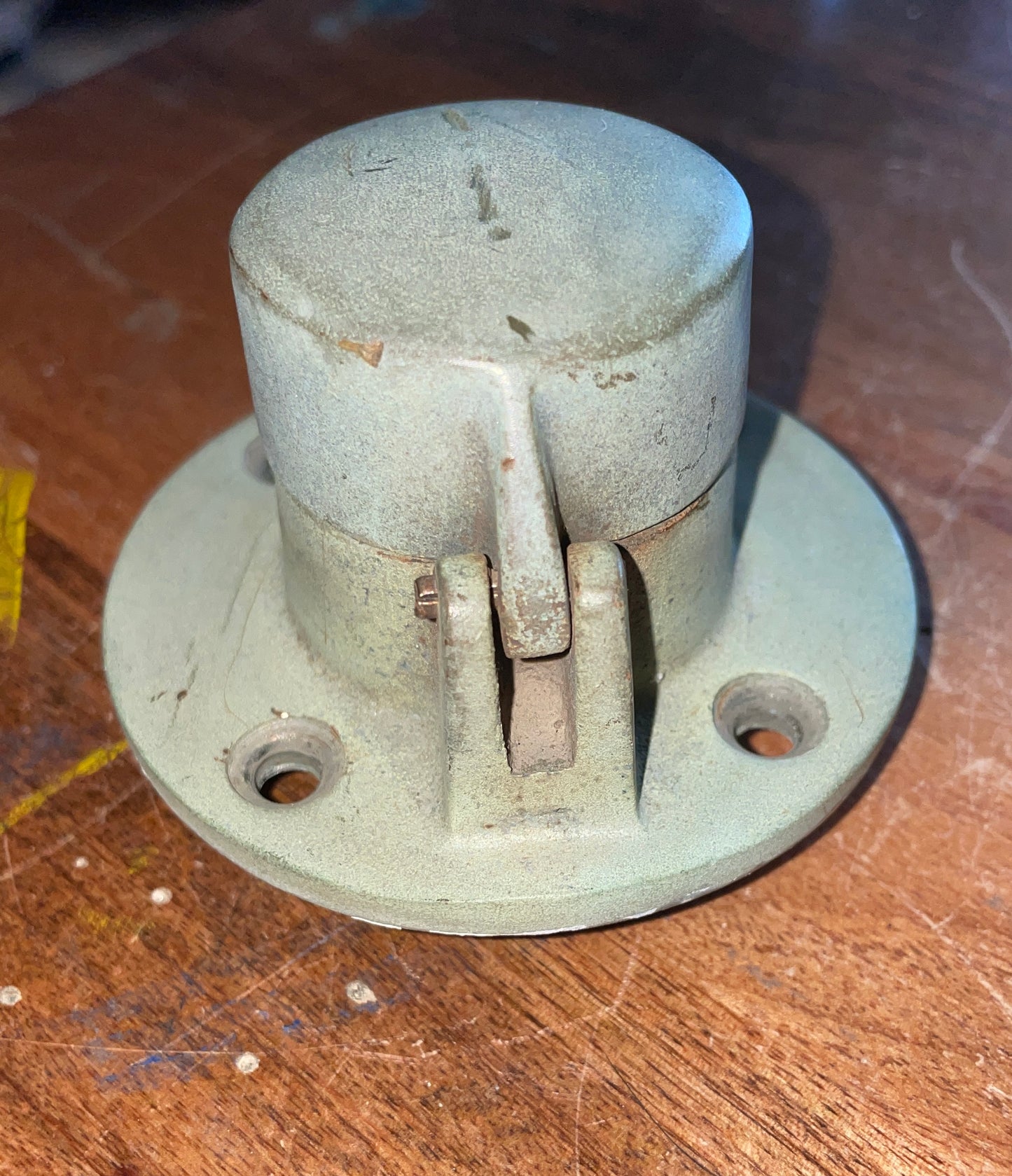 Small Bronze In Deck Anchor Pipe - 1 5/8”