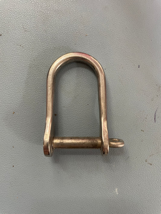 Stainless Steel D Shackle - 1 1/4" Width