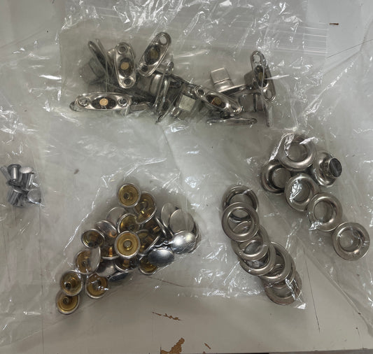 Misc Grommet & Clasps LOT