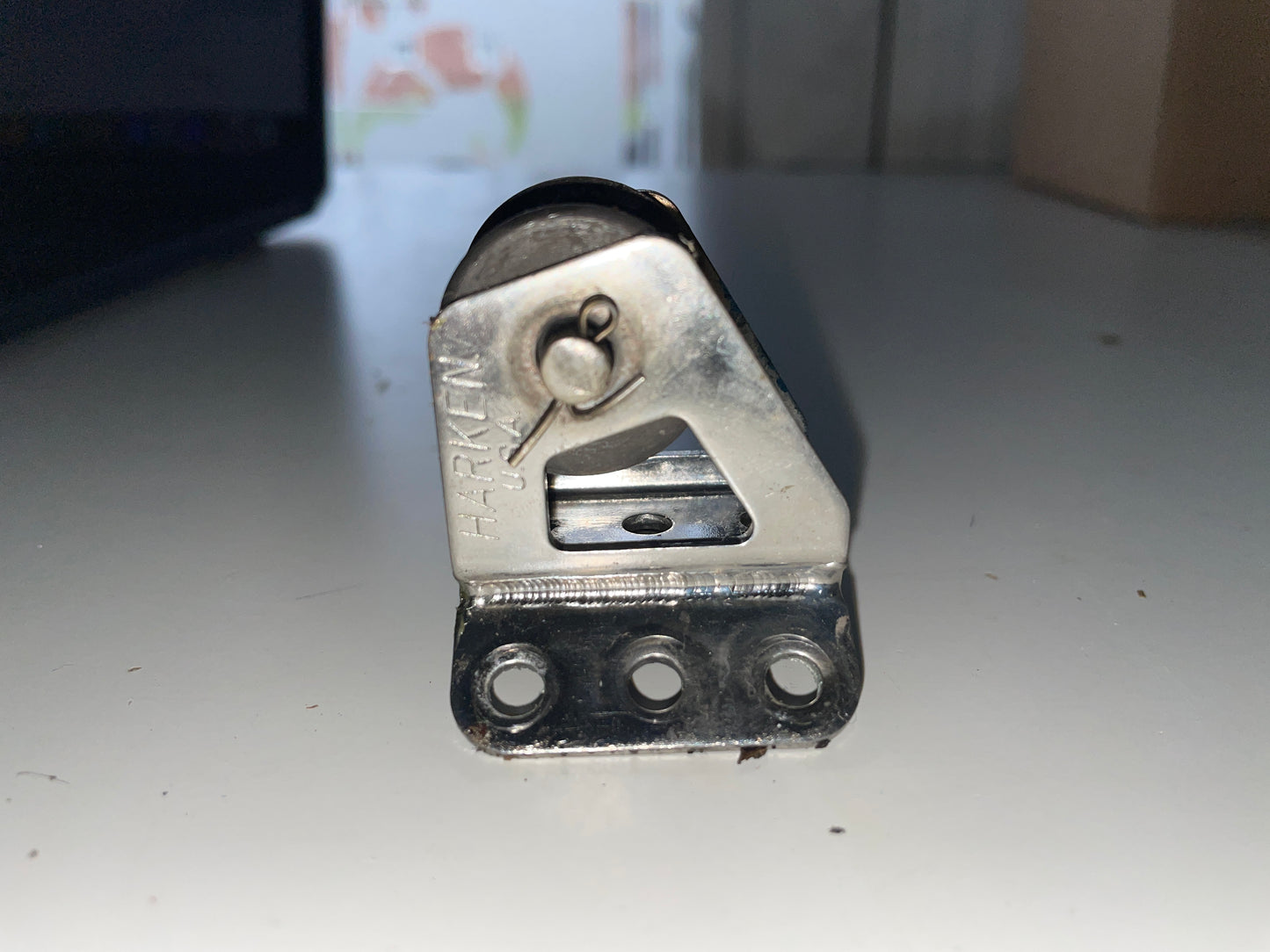 Raised Harken Lead Block - 1" Sheave - 5/8" Line Diameter