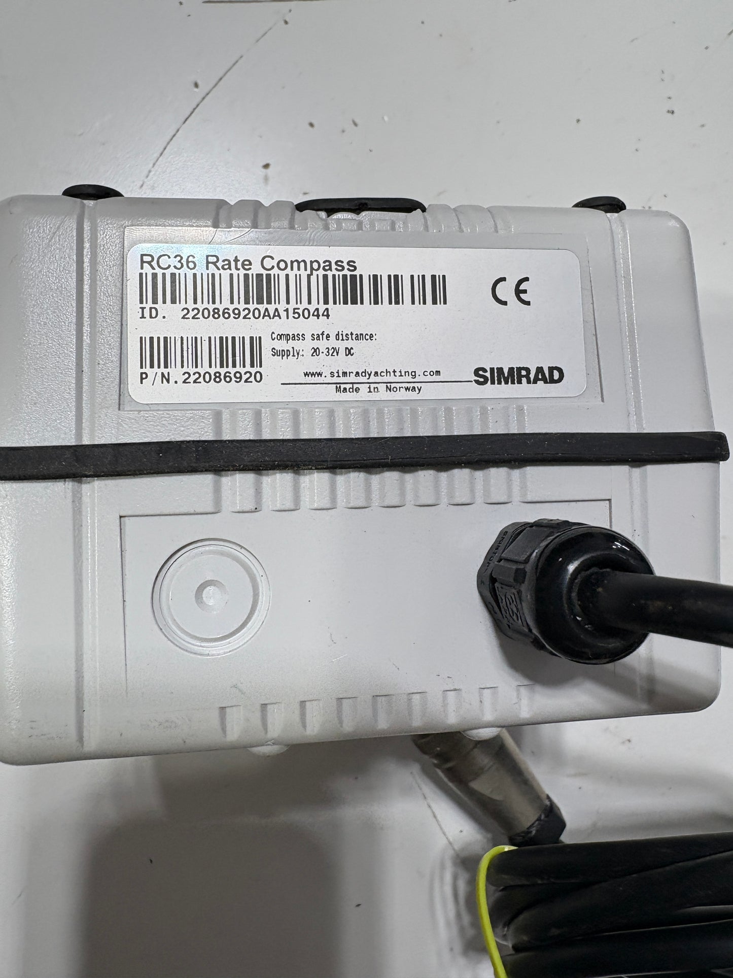 Simrad RC36 Autopilot Rate Compass Heading Sensor For AP16/25/26/27 Systems