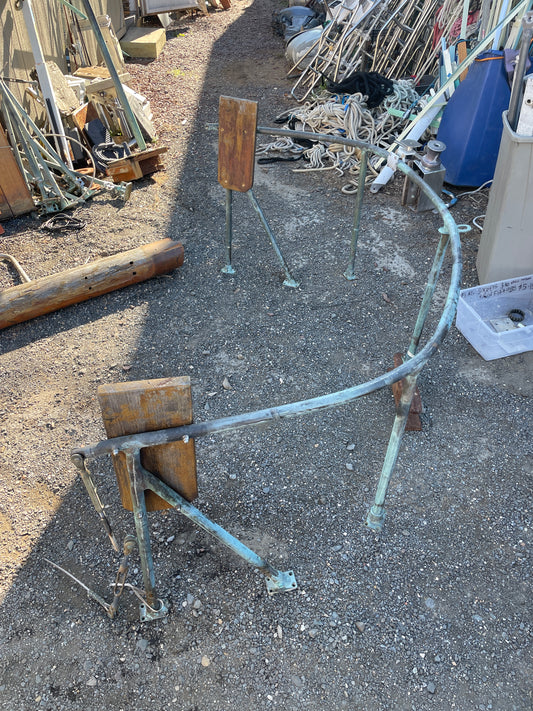 Solid Bronze Stern Pulpit OFF 1934 Eisenhower 50'