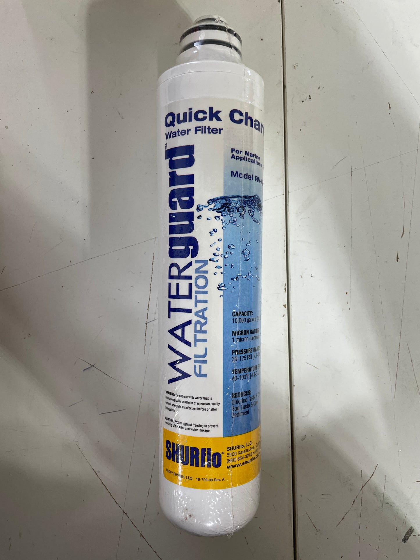 Shurflo Waterguard Filtration Model: RV- QDH1-A NEW