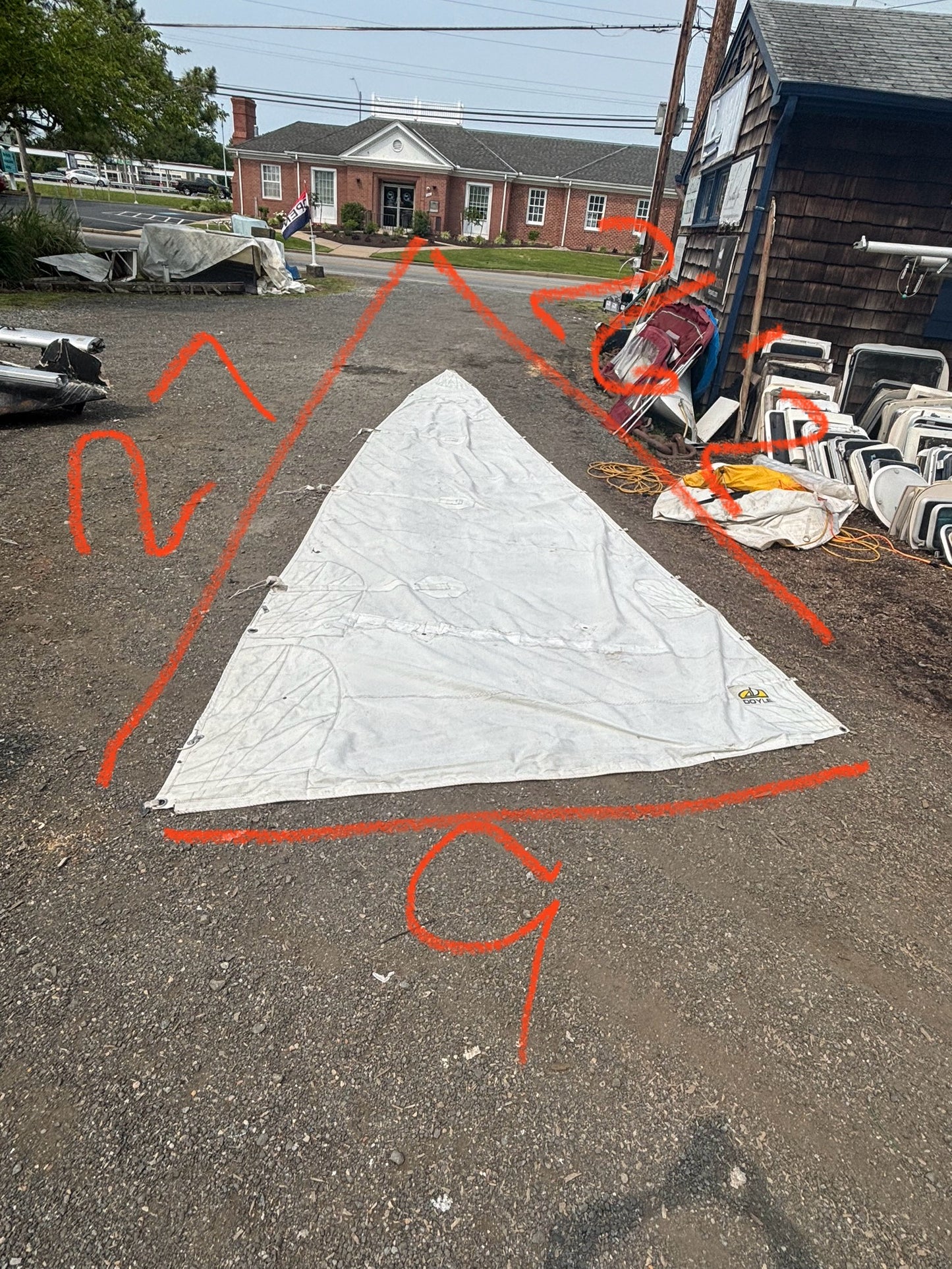 CAL 25 Mainsail - 26’2” Luff x 27’ Leech x 9’ Foot
