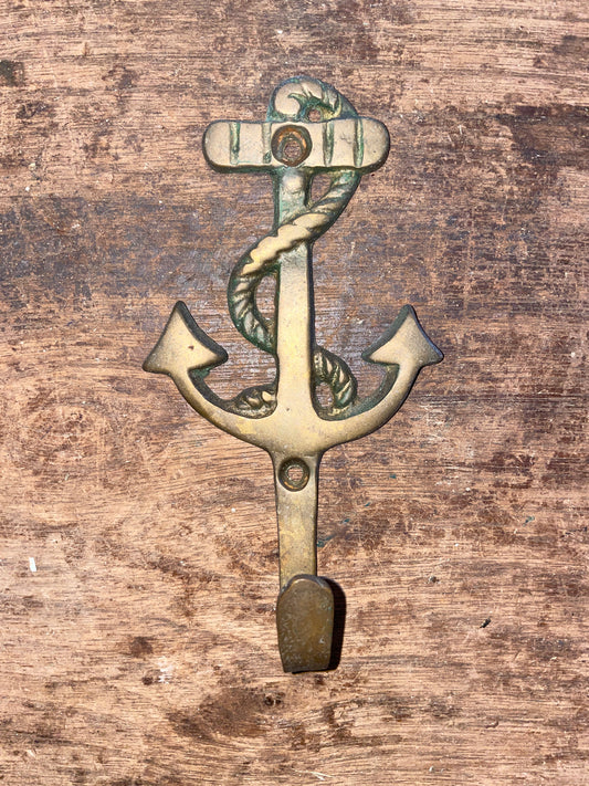 Single Brass Anchor Hook