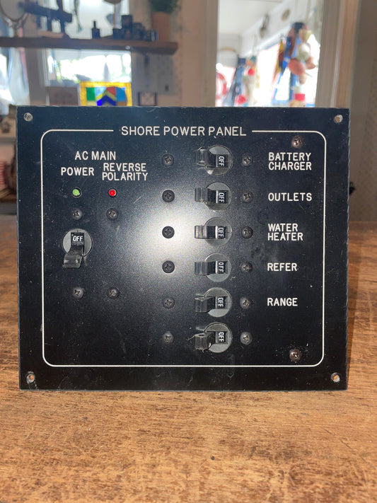 6 Switch AC Main Shore Power Panel