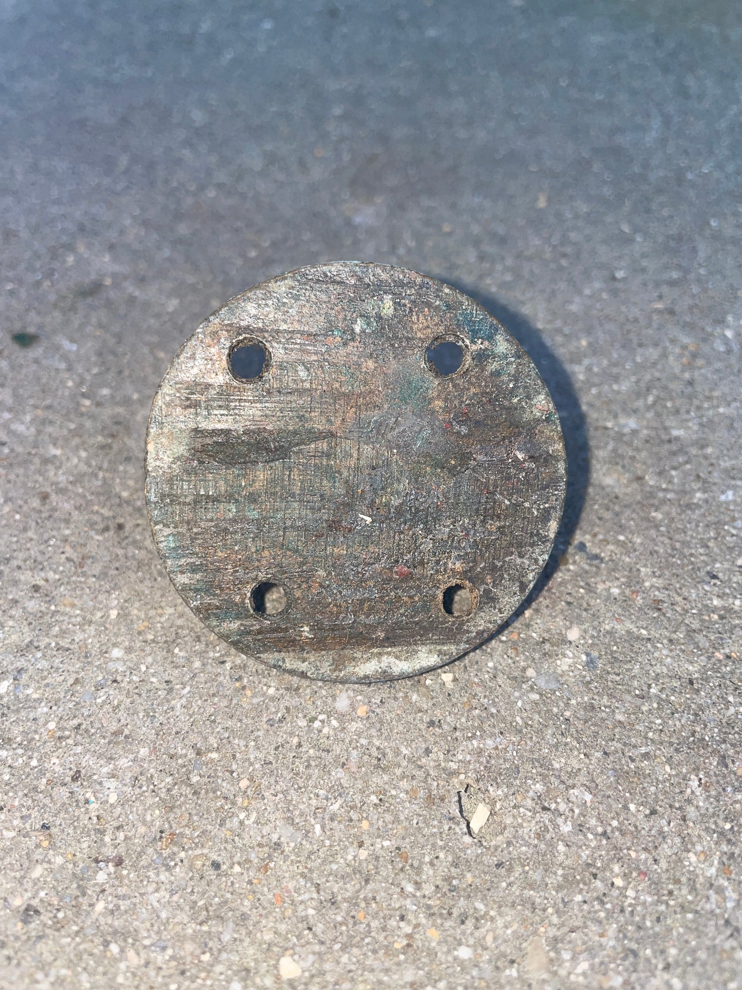 Vintage Bronze Angled Pad Eye- 7/8”