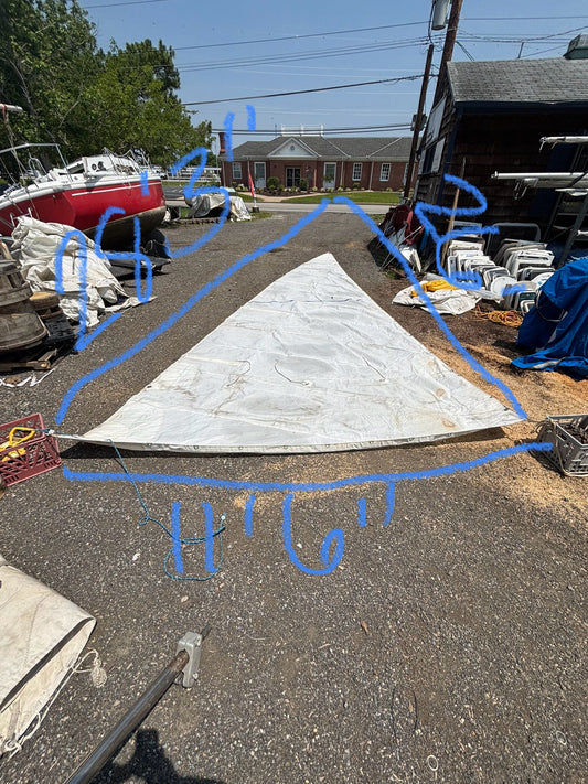 26’ Luff x 28’3” Leech x 11’6” Foot Mainsail