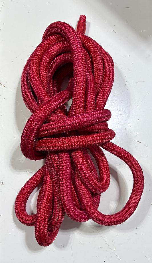 Large Red Dock Line 30' long 1" dia