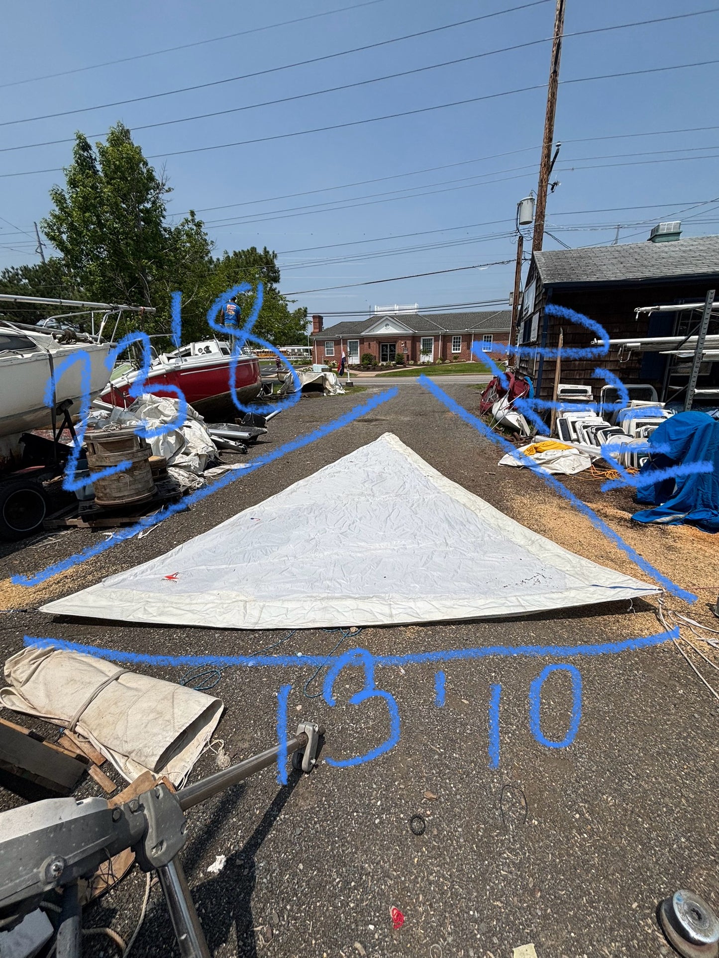 Seafarer 22 Roller Furling/Furler Genoa Sail - 23’8” x 22’4” x 13’10”
