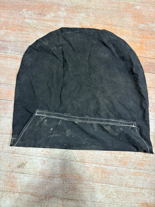 Black Canvas Steering Wheel Cover for max 25" wheel