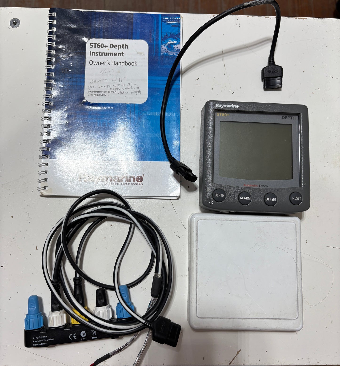 Raymarine ST60 Depth Instrument- Untested