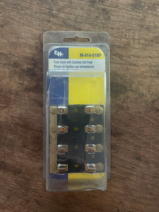 Cole Hersee CO 8 Fuse Block With Common Hot Feed MODEL M-414-01BP