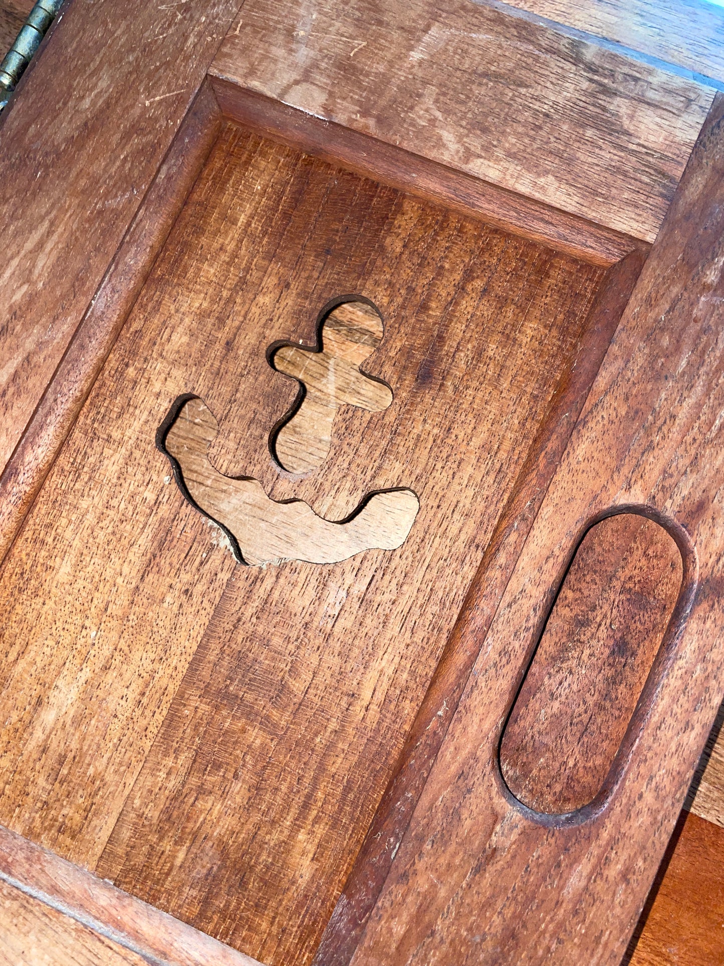 Catalina 30 Anchor Cut Out Interior Door - ID 11 3/4” Long x 9” Wide - LEFT AND RIGHT SIDE AVAILABLE #100