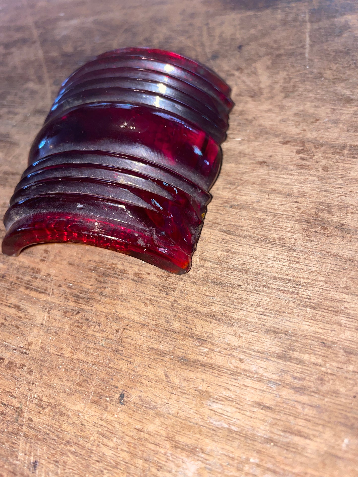 Red Perkins Replacement Glass- 1 1/2” long x 2 1/4”