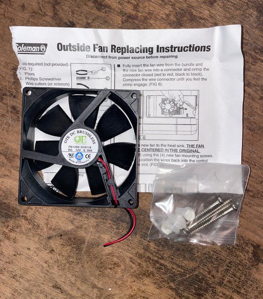 Coleman Replacement Outside Thermo Fan 12VDC- NEW