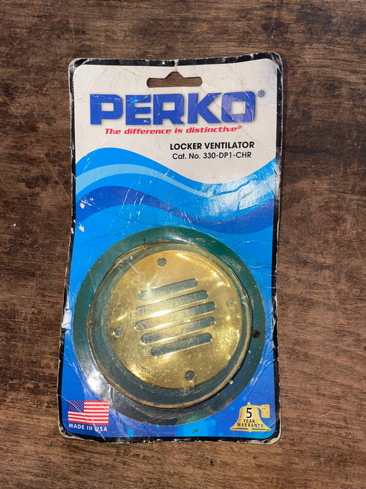Perko 2 1/2” Chrome Locker Ventilator- NEW