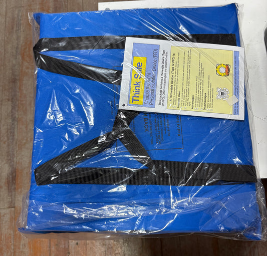 Cloth Foam Cushion Blue NEW