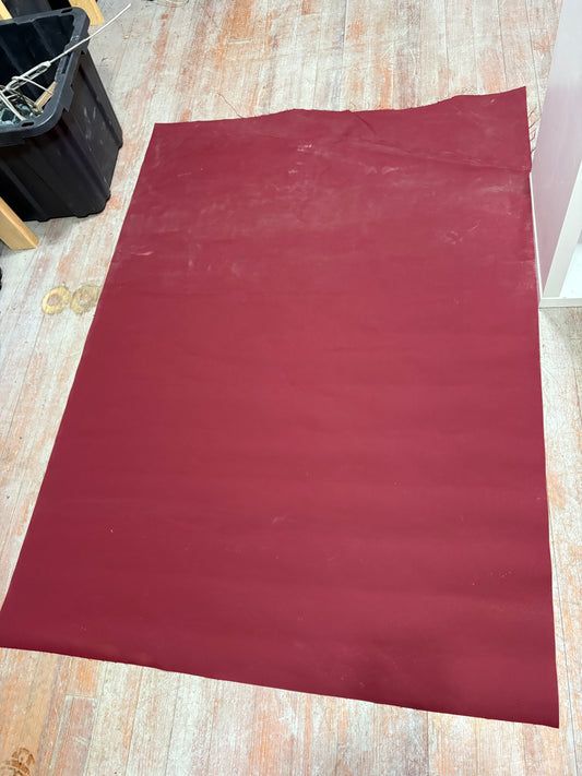 64" x 46" Scrap Maroon Canvas
