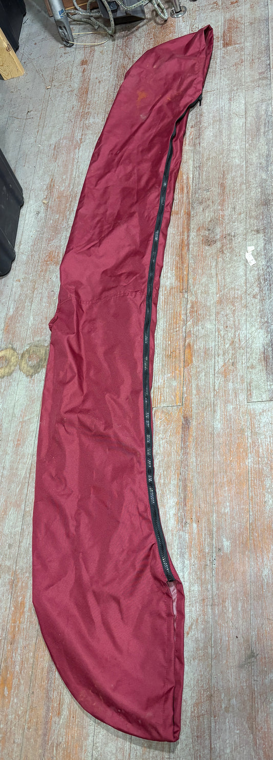 7 ft long Maroon Bimini Cover