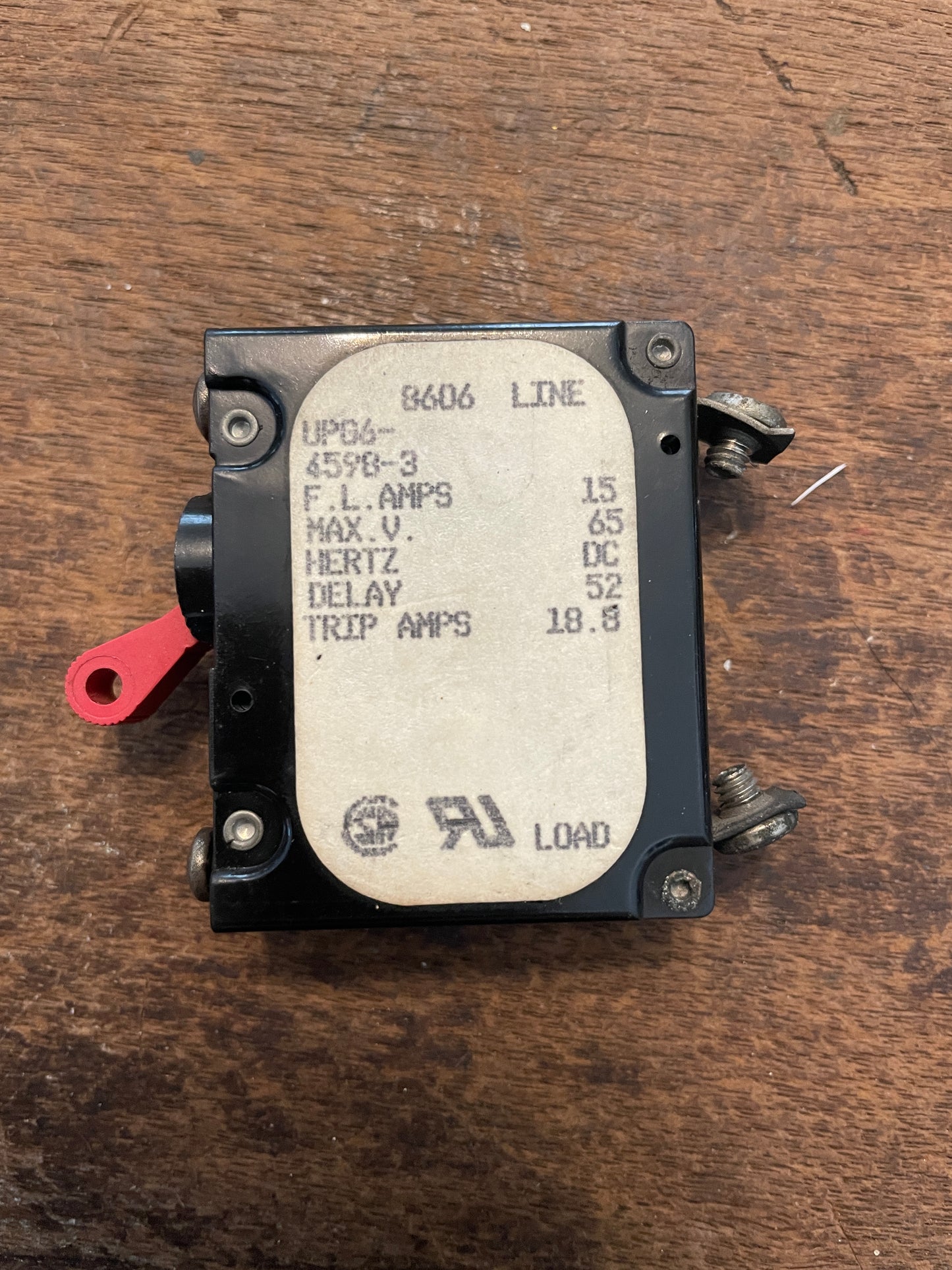 Ancor World Circuit Breaker 20 amp- AC/250-DC/65- NEW