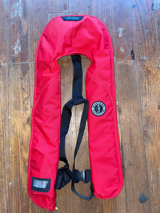 Like New Mustang Survival Adult Inflatable Type III PFD (NEEDS SERVICE)