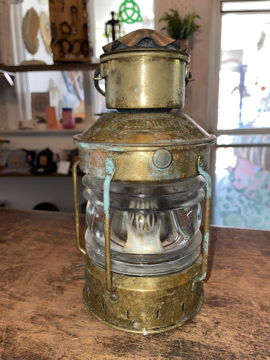 Ankerlight Brass Anchor Oil Lamp