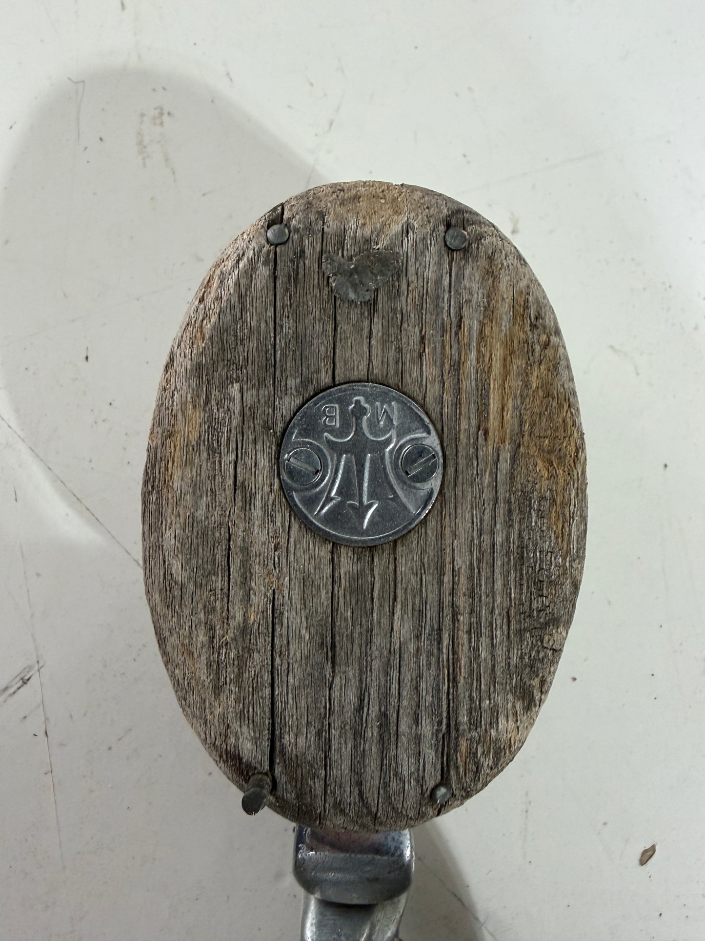 Vintage Merriman Wooden Block With Chromed Sheave - 3/8" Line - 1934 Eisenhower 50'