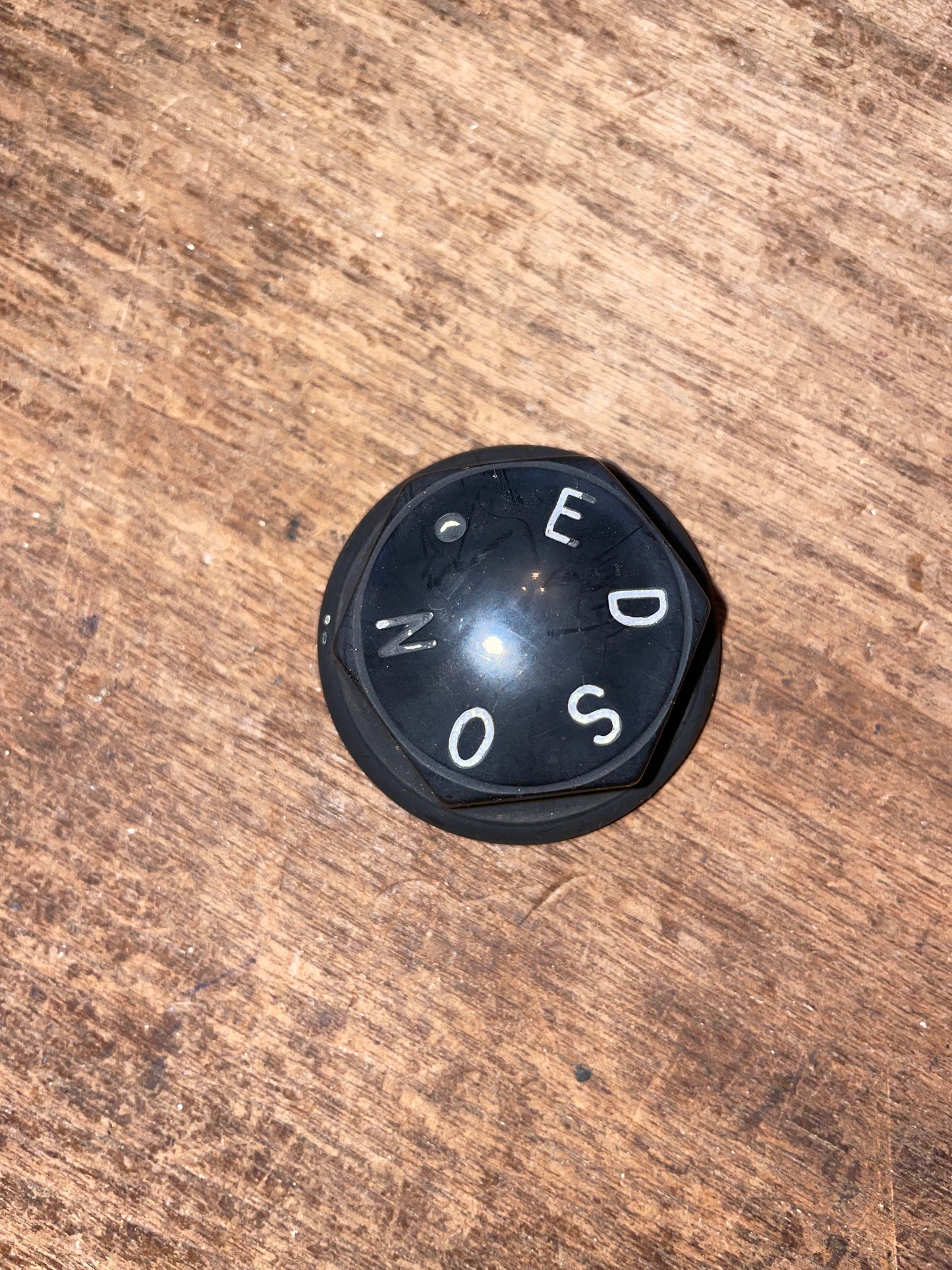 Black Plastic 1” Edson Wheel Nut