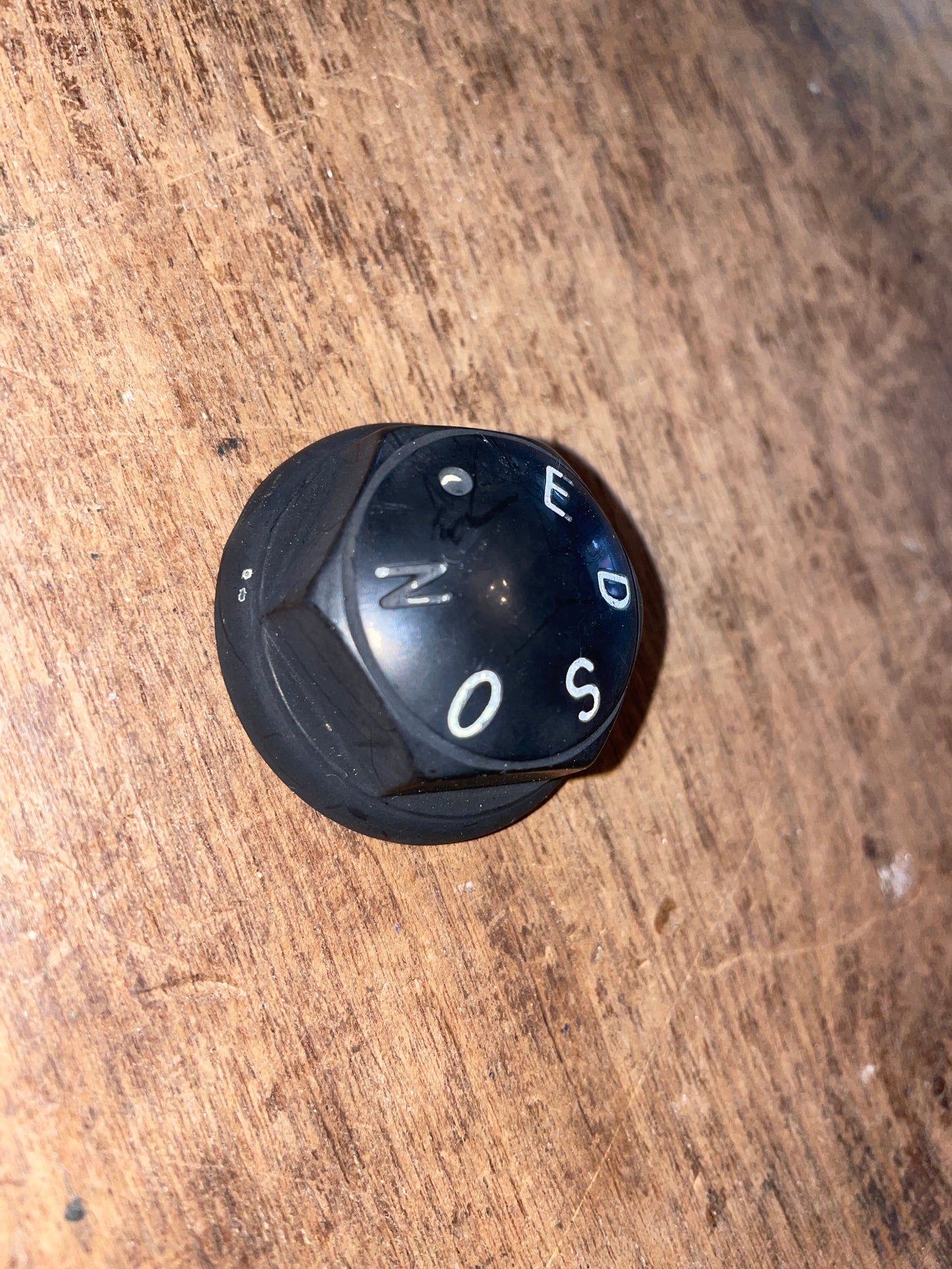 Black Plastic 1” Edson Wheel Nut