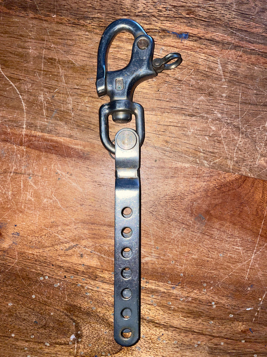 1/2” Stay Extender With Nicro Marine Swivel Bail Shackle