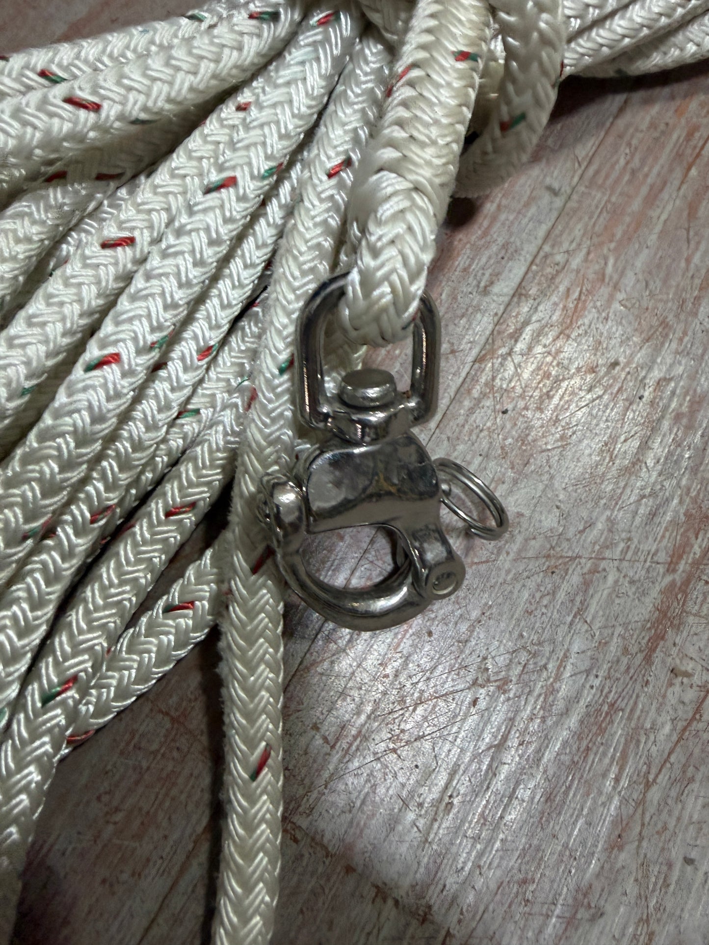 43' OF 3/8" Line WITH Stainless Shackle