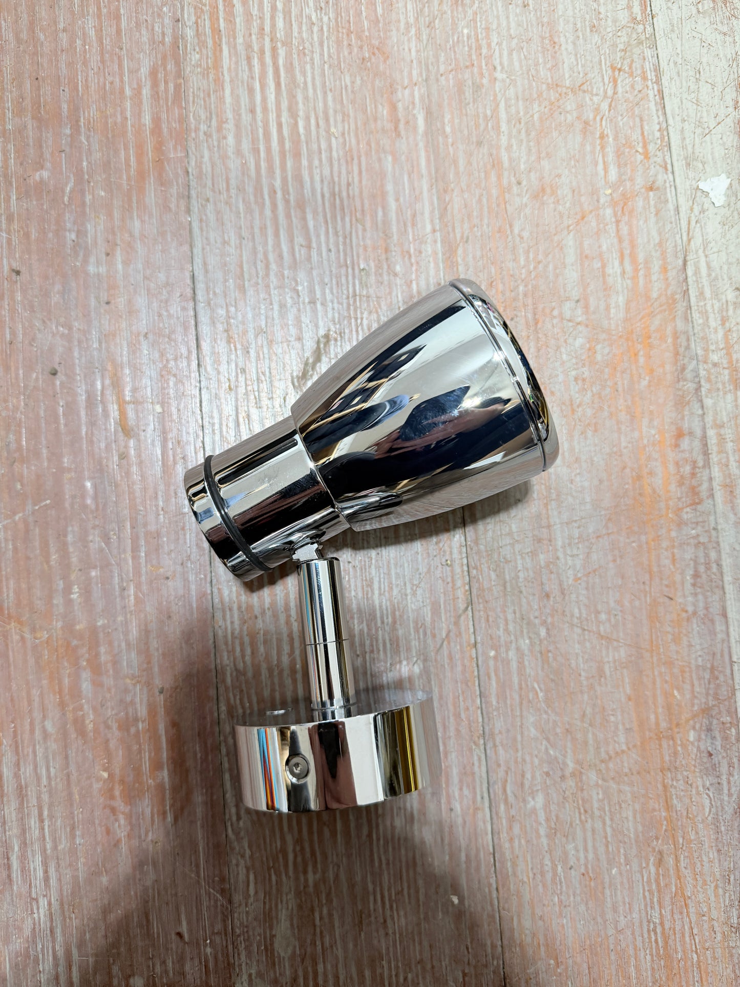 Munich Chrome With Chrome Metal Shade & Switch Dimmer Light - NEW IN BOX