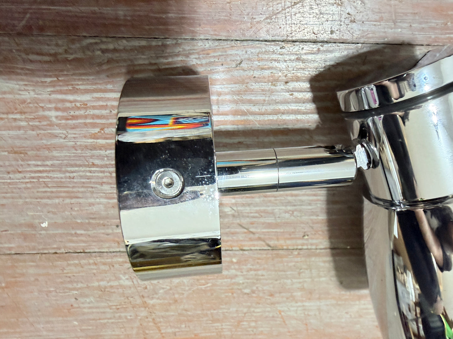 Munich Chrome With Chrome Metal Shade & Switch Dimmer Light - NEW IN BOX