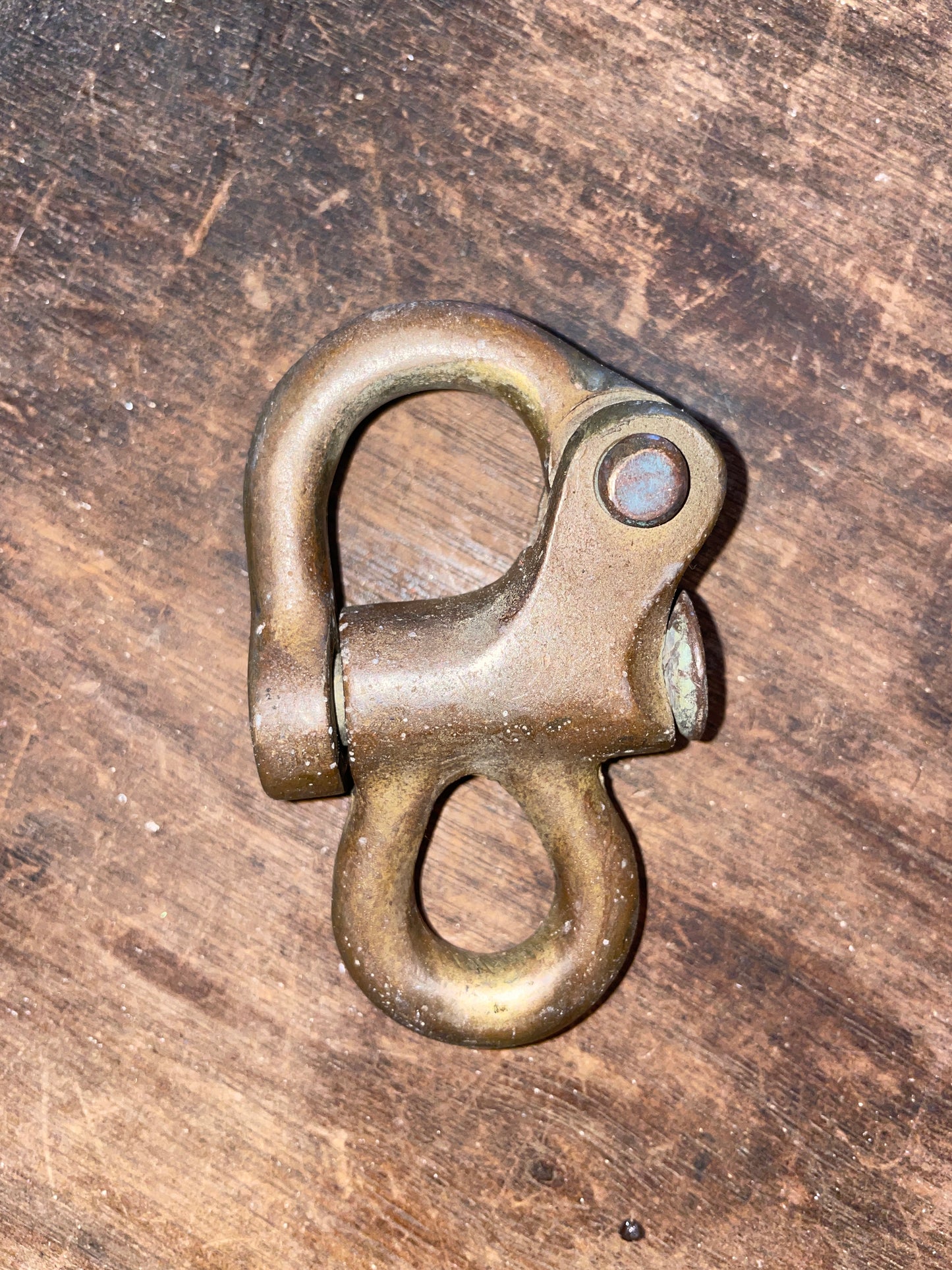Solid Bronze Fixed Shackle- 9/16”