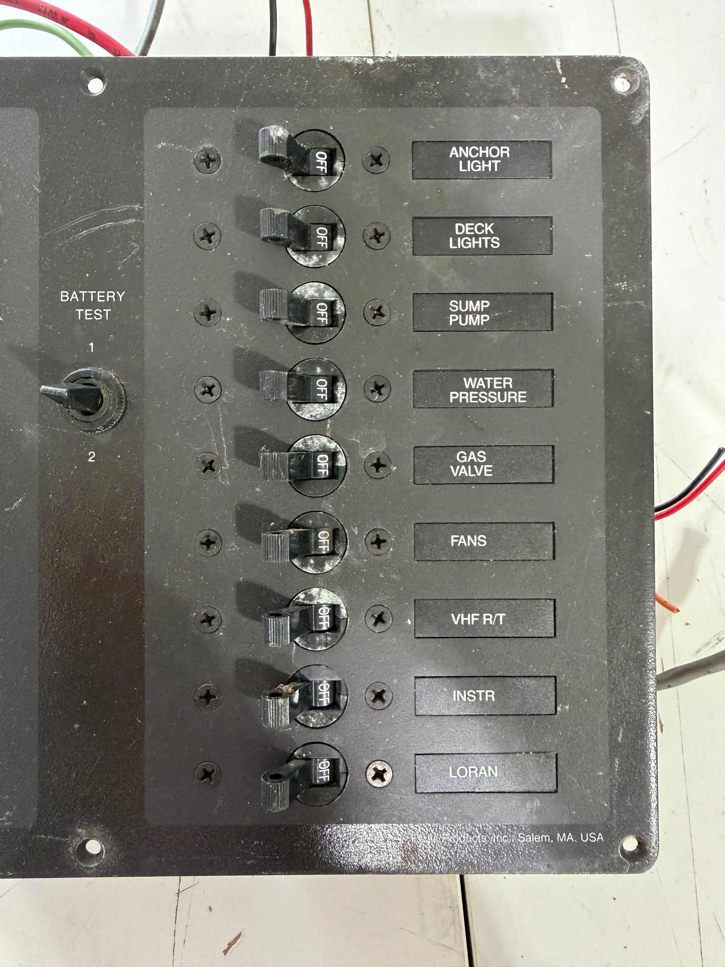Bass Products 13 Switch DC Panel