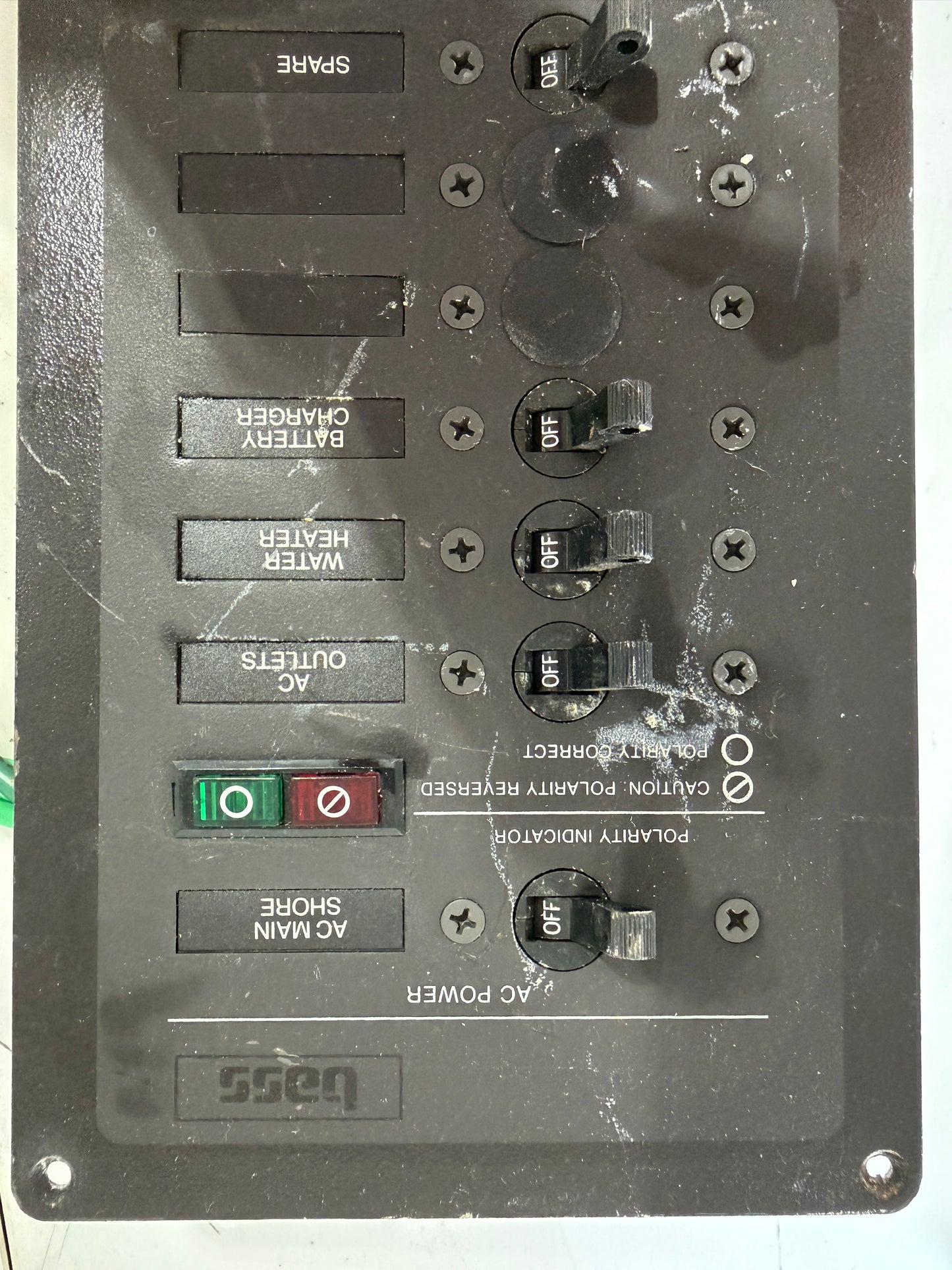 Bass Products AC Panel 5 Switches