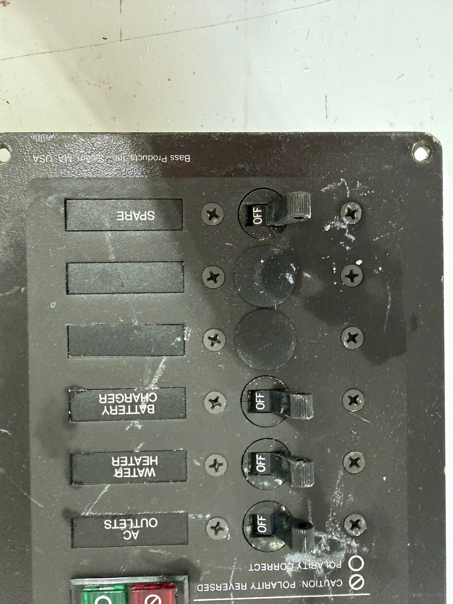 Bass Products AC Panel 5 Switches