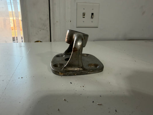 Stainless Steel Angled "Floating" Stanchion Base - 1"