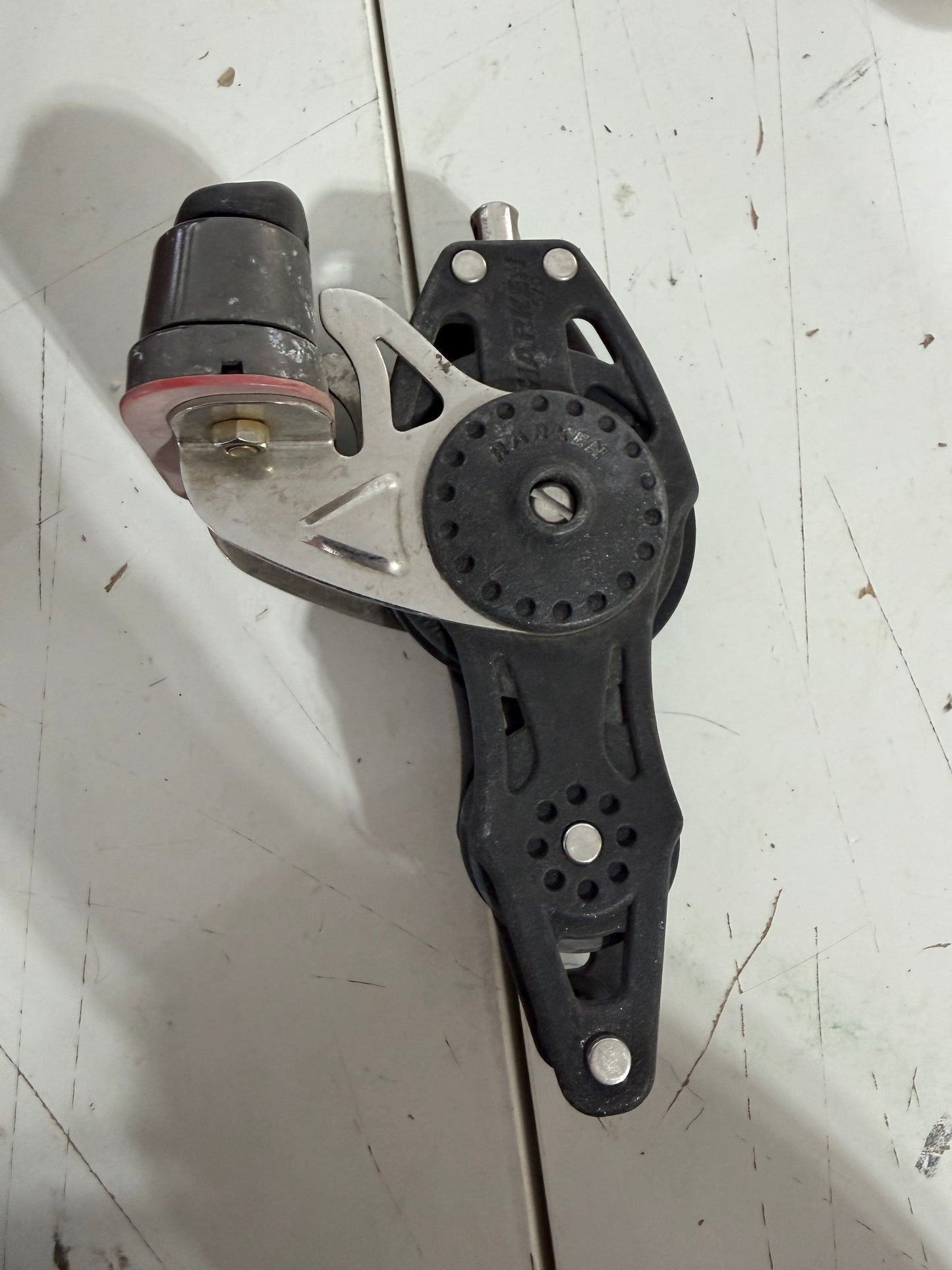 Harken 57C Fiddle Block With Cam Cleat & Becket - 7/16" Line