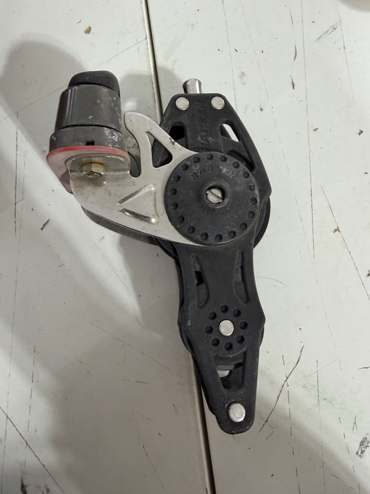 Harken 57C Fiddle Block With Cam Cleat & Becket - 7/16" Line