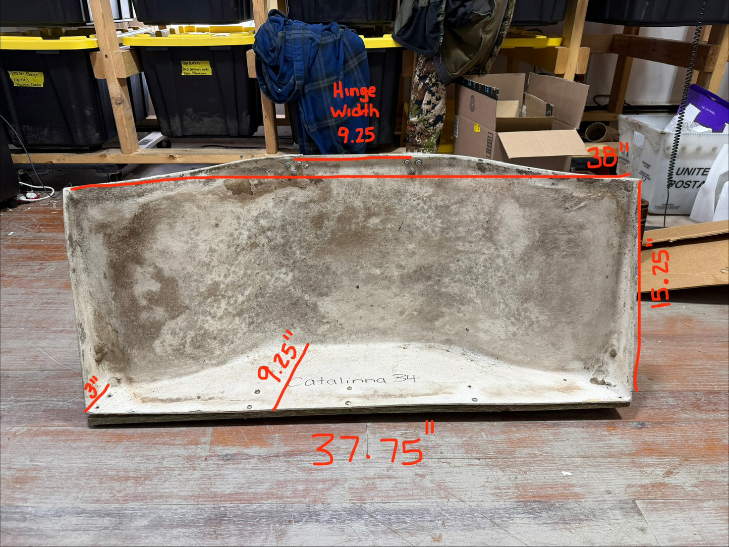 Catalina 34 Fiberglass Helm Seat