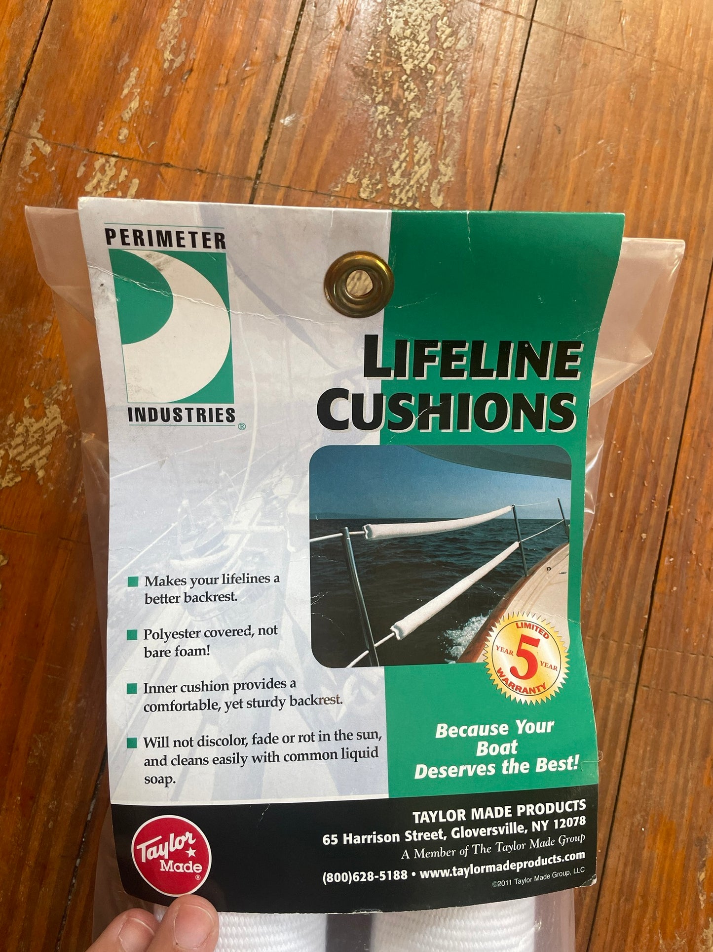PAIR 3’ Lifeline Cushions White NEW
